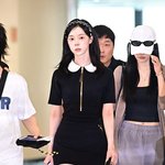 [현장포토] "요정이 걷는다"…윈터, 공항 <b>런</b>웨이