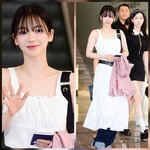 ‘도쿄행 공항패션’ 카리나, 셔츠 들고 순백 원피스 등장…“이날은...