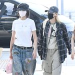 아이들 <b>민니</b>-우기, 수수한 공항 캣워크 [포토엔HD]