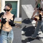 홍영기, 이러고 <b>밖</b> 나갔다고? 가슴만 살짝 가린 <b>옷</b> 입고 도심 활보