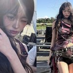 장원영 윙크 한 방에 사르르, 와인빛 요정 강림