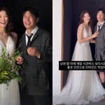 서하얀, 임창정과 리마인드 웨딩 찍었다..키 차이 극복 ‘깨알 사과박스’