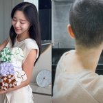 사라진 이솔이, 눈부신 회복력..<b>삭발</b> 후 풍성해진 머리숱 "수고했다...