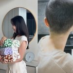 박성광 아내' 이솔이, 항암 치료 후 풍성해진 머리숱 "수고했다...