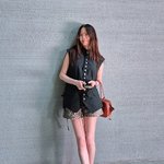 고현정, 호피 핫팬츠 입고 뽐낸 11자 각선미..마네킹보다 여리여리