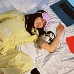 윤은혜, 누워서도 빛나는 미모..앞니 보이며 귀여운 <b>미소</b>