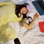 윤은혜, 침대 위 잠옷 차림 <b>꿀잠</b>…변함없는 동안 미모 [N샷]