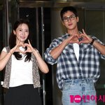 [드루와] 윤아-안보현, 방송국 밝히는 선남선녀[TEN포토+]