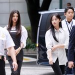 뉴진스 민지·다니엘, 어도어 소송 조정기일 참석..경호인력 투입[스타현장]