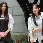 뉴진스 민지·다니엘, 어도어 전속계약 분쟁 조정기일 출석…팬들 응원에...