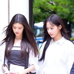 [현장포토] "고개 숙인 채"...다니엘·민지, 변론 마치고...