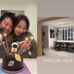 김지민김준호, 한강뷰 신혼집 공개..하정우 그림까지 '럭셔리'