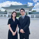 김준호김지민, 광복절 맞아 현충원 <b>방문</b>…"대한독립만세"