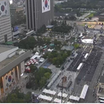 인산인해 국민<b>임명식</b> 감동!