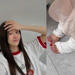 고현정, 빨간 패디큐어에 레그 <b>워머</b>까지…나이를 잊은 '힙'한 스타일