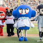 크아 다오와 배찌, <b>LG</b>트윈스 시구·시타자로 섰다