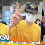 카이, 아시아 투어 끝! <b>북미</b> 투어도 기대해요~(입국) [뉴스엔TV]