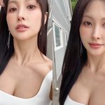 "이렇게 글래머였어?"… 카라 <b>박규리</b>, 화이트 톱+아찔 볼륨감