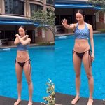 '<b>댄서</b> 열애설' 혜리, 해외서 과감 비키니…걸그룹 출신다운 '군살無'...