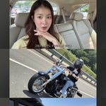 '임신 6개월' 이시영, 오토바이로 美 투어 "<b>배</b> 나와 불편"