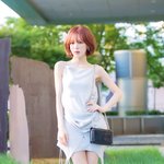 드레스 룩’…‘아름다워’ (웬디의 영스트리트 출근길) [<b>HD</b>포토]