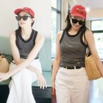 전진 아내’ 류이서, 까페에서 <b>리조트</b> 기분! 스트라이프 민소매로...