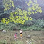 오윤아, 子민과 <b>계곡</b> 데이트..최고의 엄마