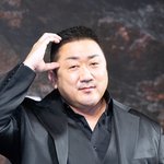 [현장포토] "애교를 조심해"...마동석, 두개골 하트