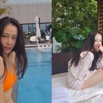 홍수현, <b>단아</b>한 얼굴에 핫한 비키니 자태…완벽한 각선미