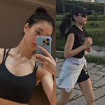 안은진, '<b>러닝</b>' 효과가 이 정도?…선명한 쇄골 라인 "건삶행삶"...