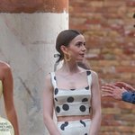 이탈리아로 간 '<b>에밀리</b> 파리에 가다' 시즌5…릴리 콜린스 포착