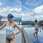 '이규혁' 손담비, 출산 4개월 맞아? 군살 <b>제로</b> 비키니 자태