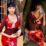 김혜수, 난해한 원피스에 <b>스카프</b>까지?…누워도 '無 굴욕' 독보적...