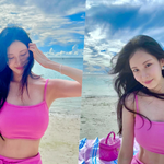 서현, 막내의 반란…핑크 비키니에 글래머 '이 정도였어?'