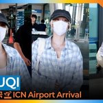 아이들 ‘우기’, 수고했어요 ‘또 봐요’ (입국)[뉴스엔<b>TV</b>]