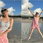 아이비, 제주 당일치기에도 수영복 입고…'막바지 여름' 알차게 [해시태그]