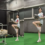 "다리가 어디까지야?" 장다아 시구→장원영 <b>시축</b>까지…자매 비주얼...