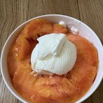 오늘도 가성비 복숭아 빙수 냠