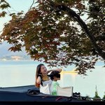 중 바이크 타던 이시영, 차 지붕 올라가 <b>만삭</b> 캠핑 "힘드네"