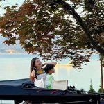 '이혼 후 임신→비매너 논란' 이시영, 만삭에 아들과 캠핑 떠났다...