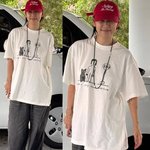 이효리, 살 찐건가..'XL 사이즈' 직접 제작 티셔츠 입고 <b>인증샷</b>