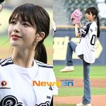 노정의, 뼈마른 <b>체구</b>서 폭발한 투구 파워‥학다리 시구 여신 등극