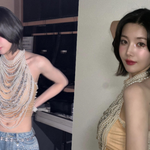 "깜짝이야"…권은비, 착시 부르는 <b>누드톤</b> 상의 '역시 과감해'