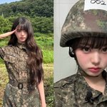 장원영, 군기 바짝 든 비주얼…<b>늠름</b>한 '칼각 경례' [해시태그]