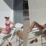 <b>채리</b>나, 제주서 전성기 몸매 과시…비키니 자태 ‘눈길’ [MD스타]