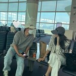 서하얀임창정, 커플 모자 쓰고 24시간 껌<b>딱지</b>‥금슬 이상無