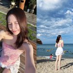 성해은, 스카프만 달랑..바다 앞 파격 자태 “지나가는 <b>여름</b>”