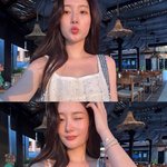 “낮게 깔린 햇살 아래”…정채연, 여름 끝자락→입맞춤 같은 순수 <b>미소</b>