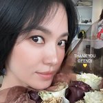 송혜교 얼굴에 찾아온 <b>가을</b>..예쁘다