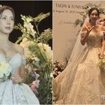 [단독] '43세 <b>새신부</b>' 채은정, '원조 비주얼' 증명한 결혼식...